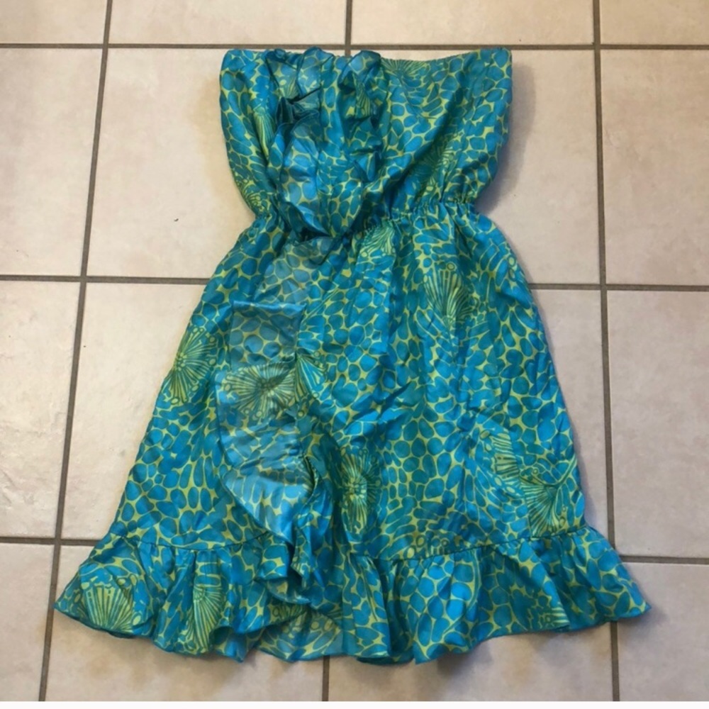 Lilly Pulitzer Strapless Summer Dress